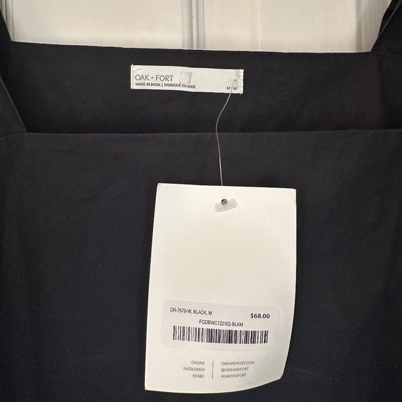 Oak and fort cute mini black dress size medium - Picture 6 of 6